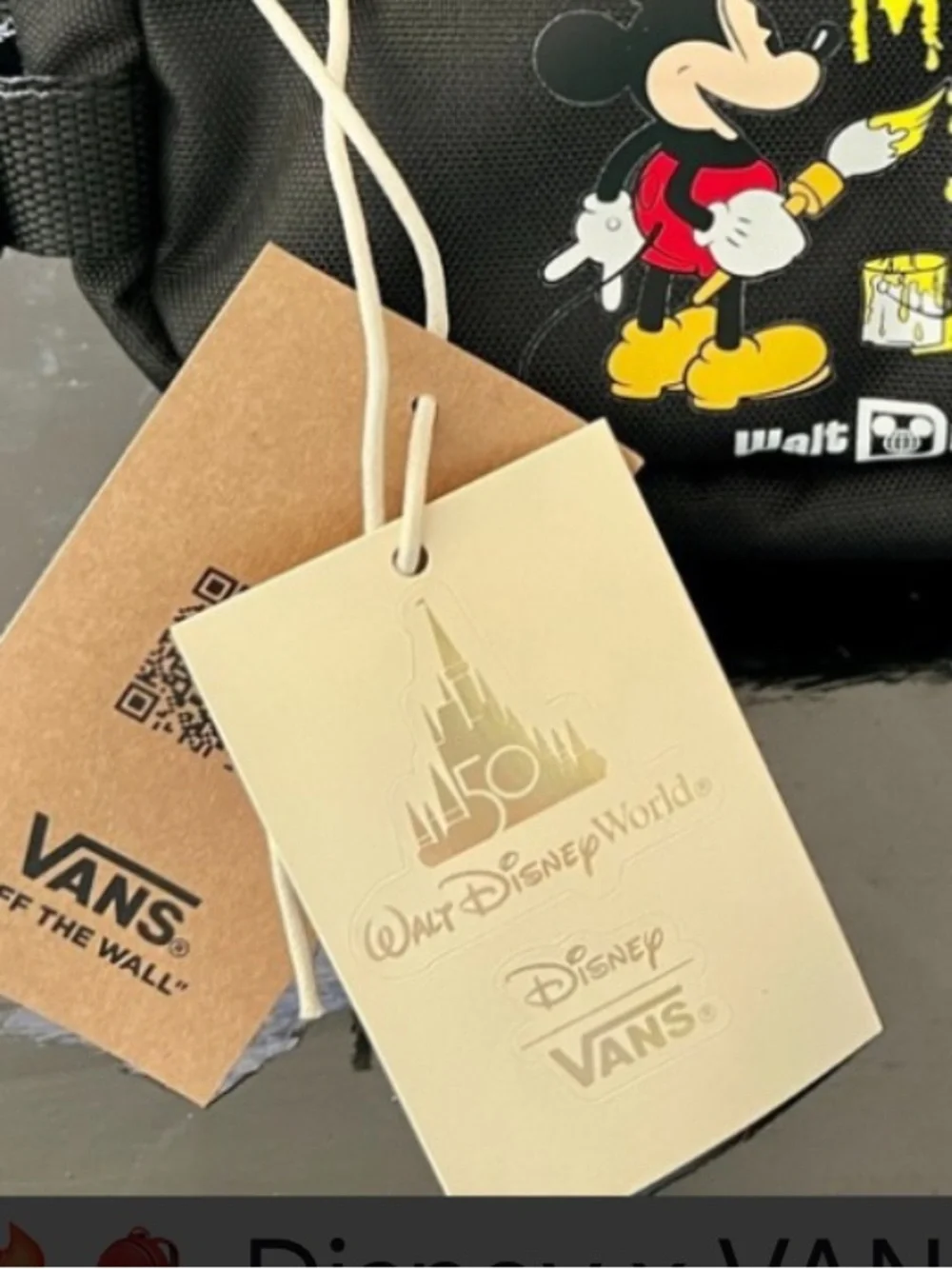 Disney Vans Mickey and Minnie Mouse Hip Pack fanny bag collaboration NWT - Picture 4 of 13